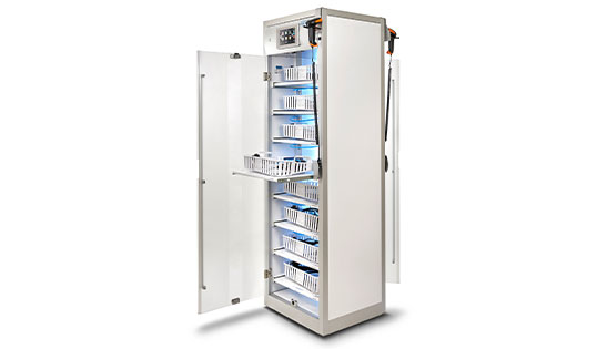 Endodry drying and storage cabinet