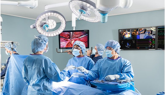 Operating room integration with Hexavue IP
