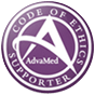 Code of Ethics Logo - links to www.advamed.org
