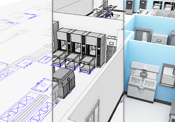 Healthcare design planning renderings