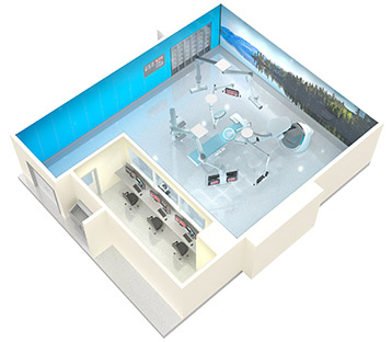 Hybrid operating room design