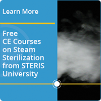 FREE CE Courses on Steam Sterilization from STERIS University