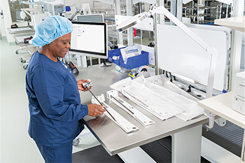 Offsite Reprocessing Technician using Robotic Instruments