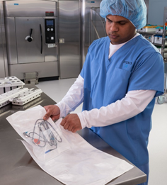Man Packaging Instruments for VHP Sterilization