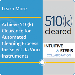 Achieve 510(k) Clearance for Automated Cleaning Process for Select da Vinci Instruments