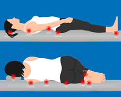 Alternating air pressure surface