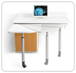 Nurse Swivel Desk Documentation Station