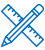Pencil and Ruler Icon