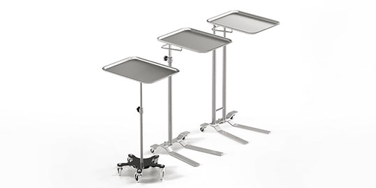 Mayo Stands, Ventric Stands, stainless steel instrument stands