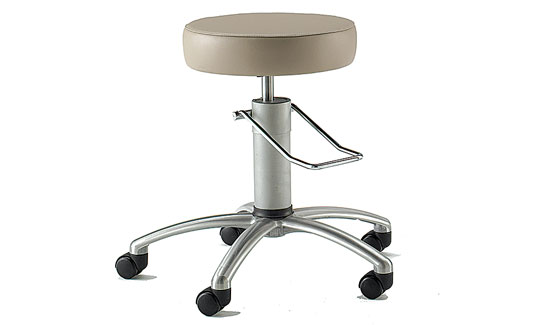 Surgical stool with an adjustable base