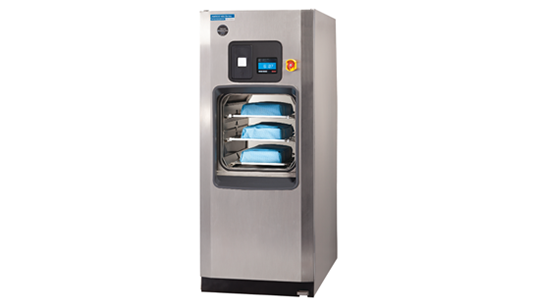 Front View of the STERIS Certified Pre-Owned AMSCO 400 Small Steam Sterilizer