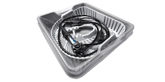 Reusable Endoscope Transport Trays and Lids for Scope Transit