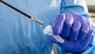 PRE-KLENZ Soak Shield initiating the pre-cleaning of a device.