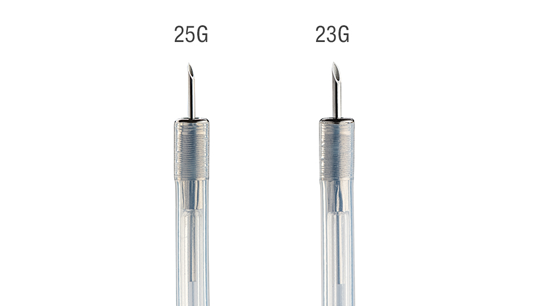 FastFlo injection needle in 23- or 25-gauge options.