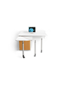 Clinically inspired, the Swivel nurse documentation station moves when you need it most.