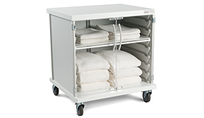 Mobile Cart for AMSCO Single Compartment Warming Cabinet