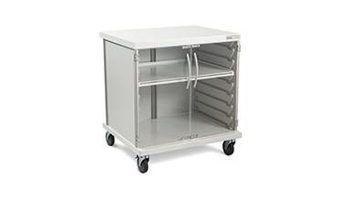 Mobile Cart for AMSCO Single Compartment Warming Cabinet