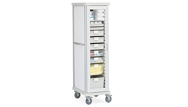Catheter storage solutions
