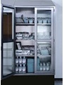 Integral adjustable shelves adapt to fit your OR storage needs