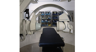 Storage consoles hold supplies for the most complex OR procedures