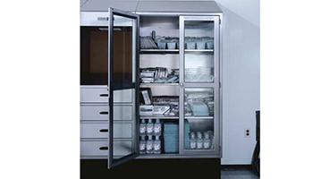 AMSCO operating room storage console