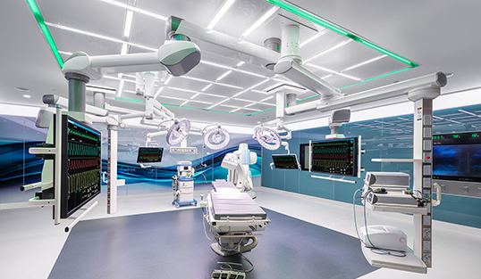 STERIS modular operating room walls