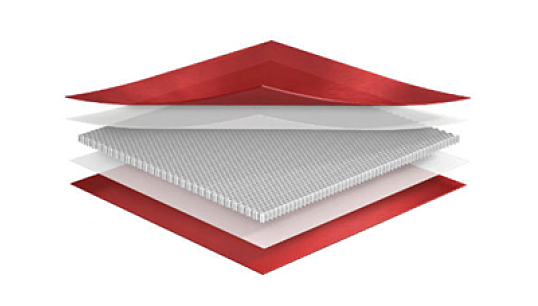 Interior view of Plascore Honeycomb Ceiling Panels