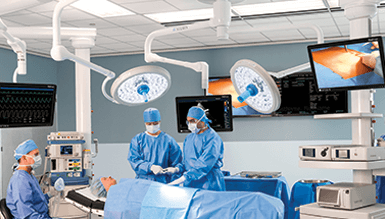 STERIS Operating Room Integration Systems deliver the highest level of patient care. Systems are compatible with any image from any piece of equipment.