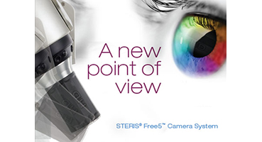 Reposition the OR camera easily around the patient with the STERIS FREE5™ Camera System