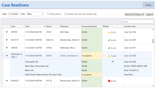 Hexavue interface