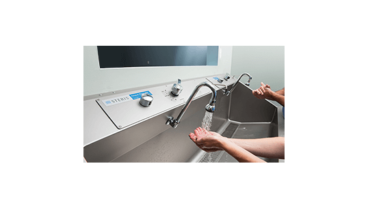 AMSCO fleximatic scrub sinks