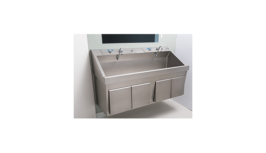 AMSCO Flexmatic - Stainless Steel Scrub Sinks