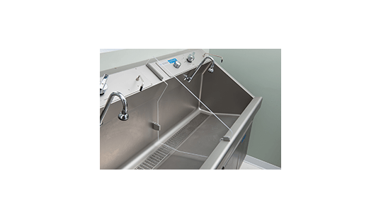 AMSCO fleximatic scrub sinks