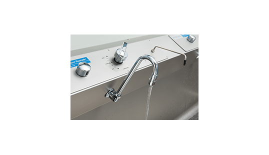 AMSCO Flexmatic - Stainless Steel Scrub Sinks