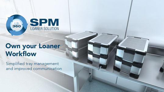Own your Loaner Workflow. Simplified tray management  and improved communication