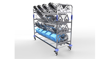 Cart Washer Utensil Rack