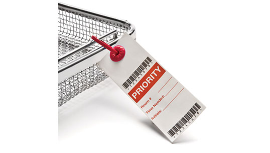 Smart™ tag for surgical instrumentation.