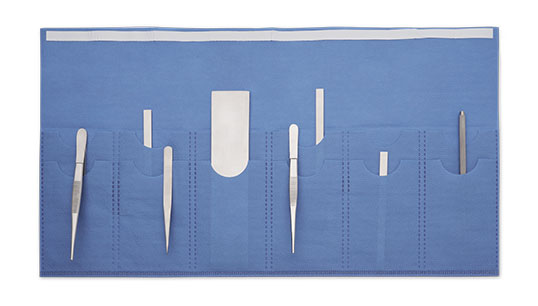 Organizer holding multiple surgical instruments