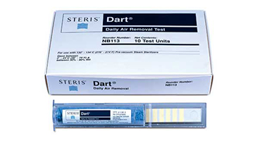 Dart Daily Air Removal Test used in prevacuum steam sterilizers