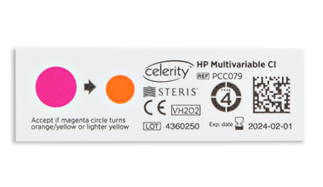 Celerity HP Multivariable Chemical Indicator.