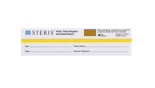 VERIFY Flash Integrator for use in immediate steam sterilization cycles at 270°F (132°C)