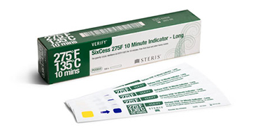 VERIFY SixCess Steam 275°F 10 minute Indicator Strips