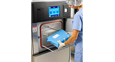 Clear yellow to magenta color change makes interpretation of chemical indicator easy when using the V-Pro sterilizers.