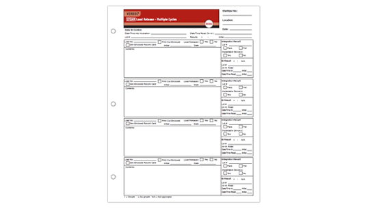 Verdoc Sterilization Record Envelopes