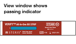 View Window Shows Passing Indicator