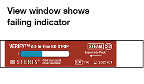 View Window Shows Failing Indicator