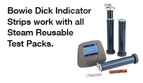 Bowie-Dick Indicators Strip Work With All Steam Reusable Test Packs