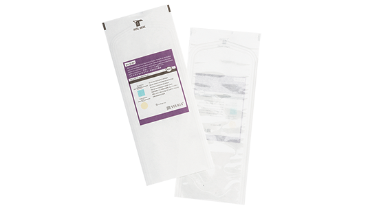 Vis-U-All High Temperature Sterilization Pouch Front and Back