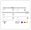 VERIFY® Vaporized VH2O2 Process Indicator Adhesive Label
