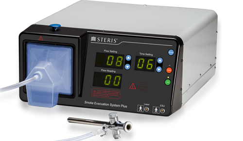 laparoscopic filter for smoke evacuation system